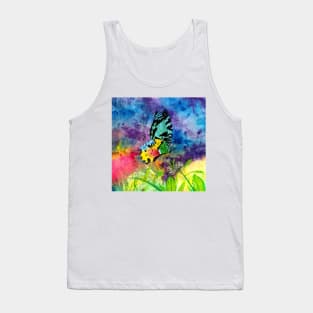 Madagascar Splash Cropped Tank Top